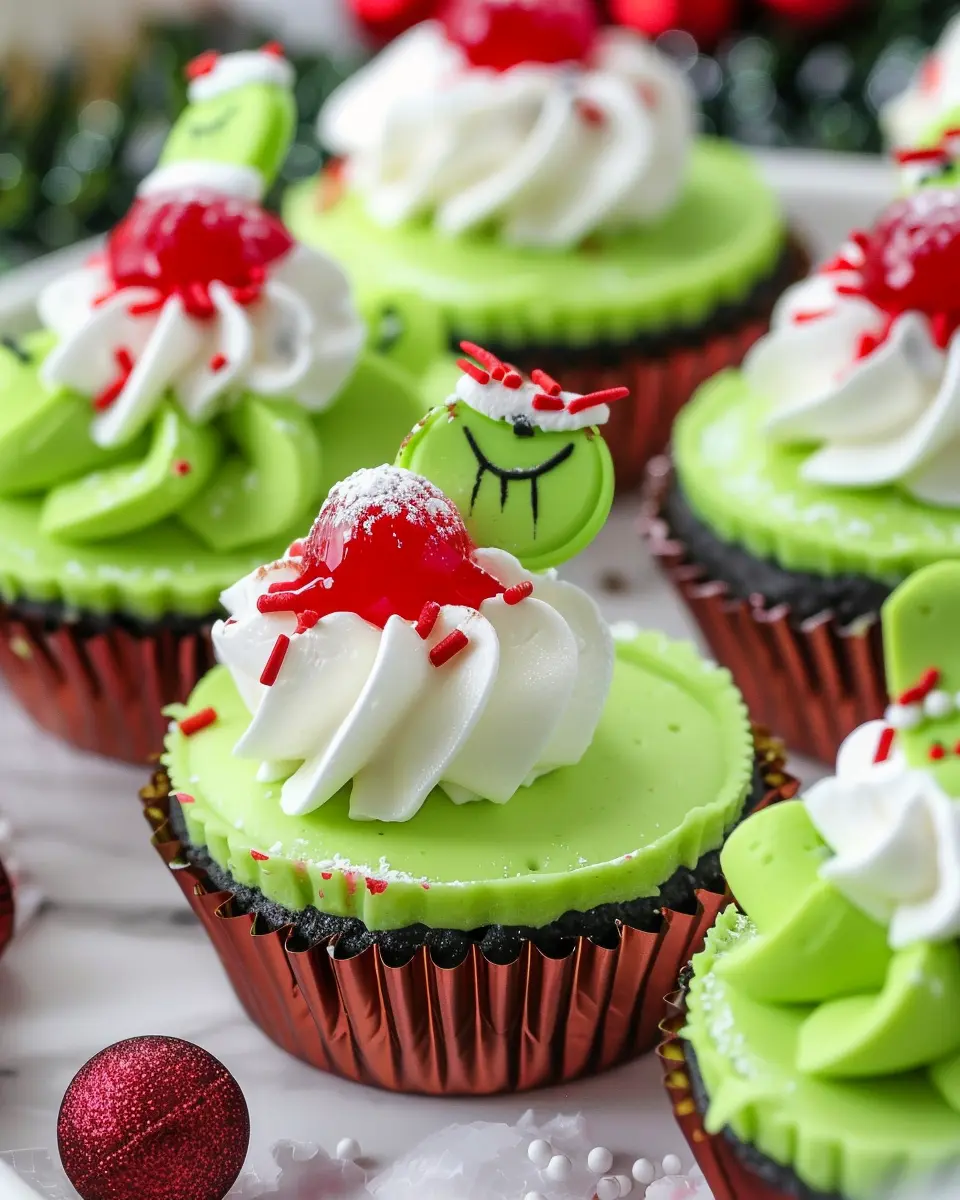 Grinch Mini Cheesecakes: Easy Festive Treats for the Holidays