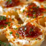 Quick Pepper Jelly Cream Cheese Appetizer Dip and Bites