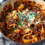 Dutch Oven Short Rib Ragu with Pappardelle