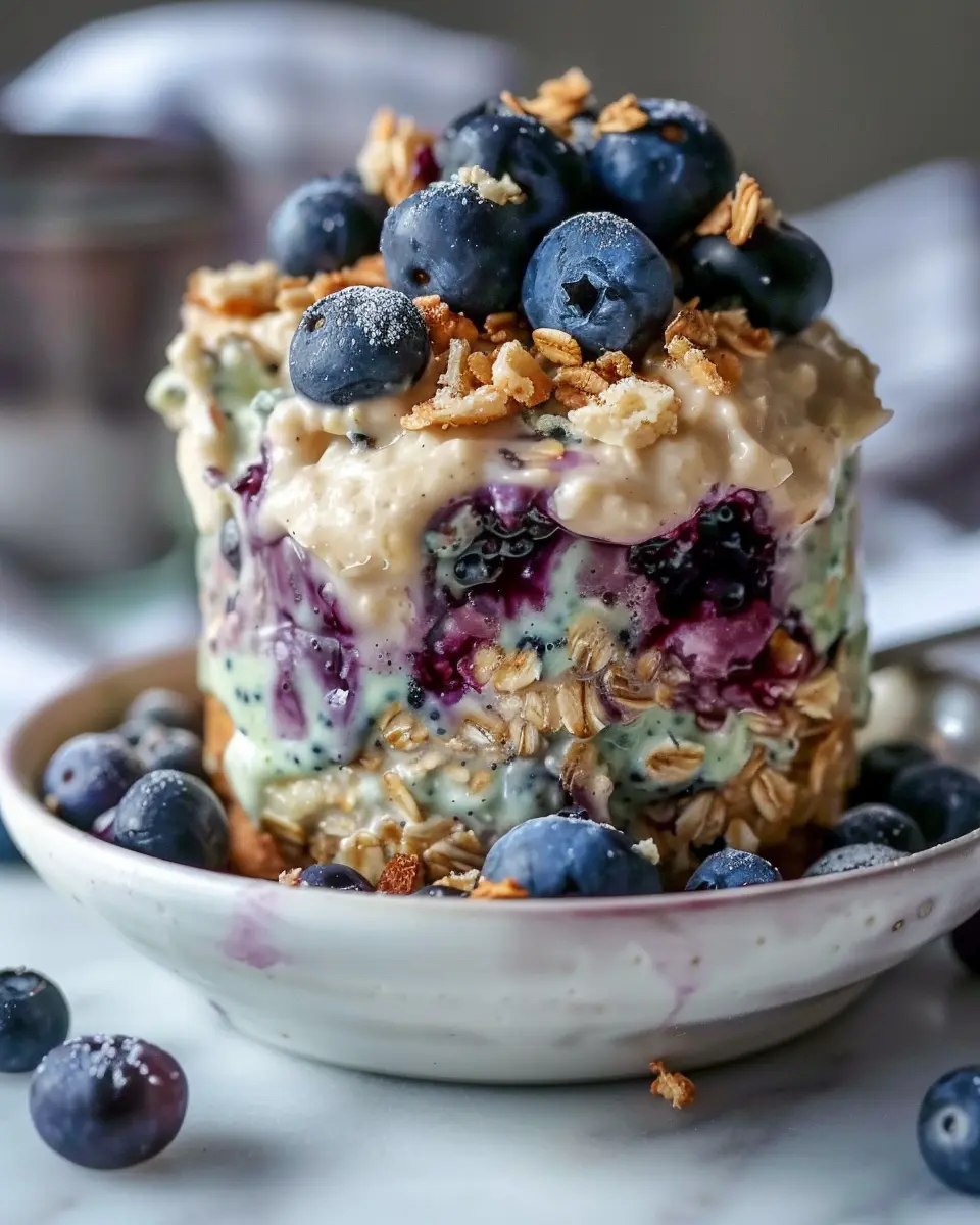 Creamy Blueberry Muffin Overnight Oats – The Best Start to Your Day