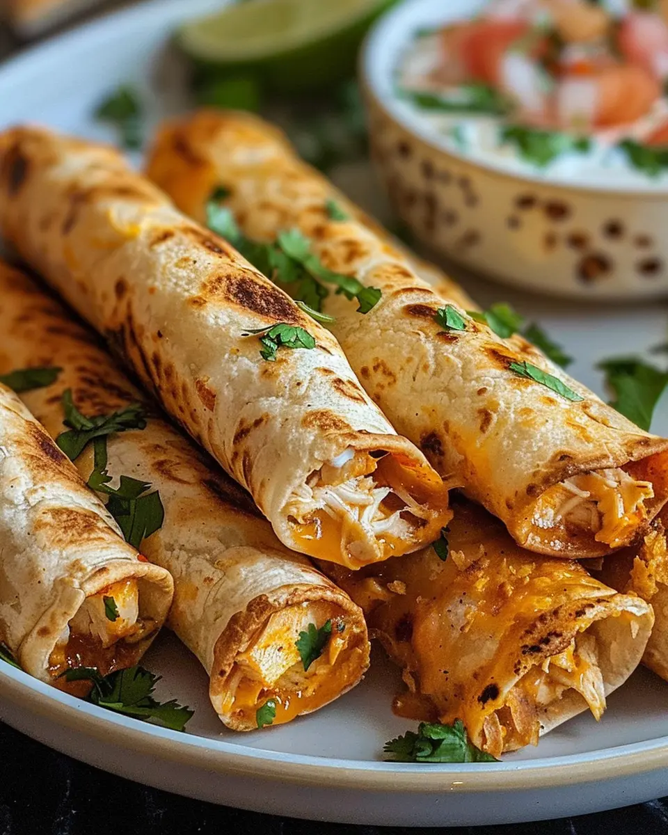 Crispy Chicken Taquitos: Easy Recipe for Flavorful Homemade Delights