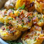Crispy Smashed Potatoes-Easy & Delicious Side Dish