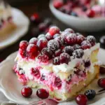 Christmas Cranberry Poke Cake