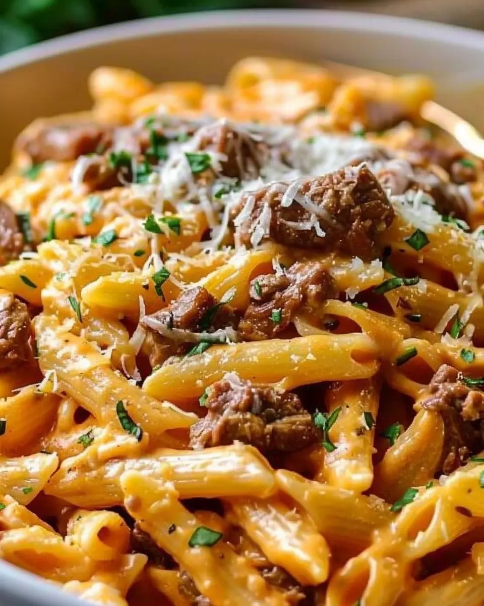 Creamy High Protein Beef Pasta: Easy Family-Friendly Delight