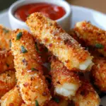 Crispy Homemade Mozzarella Sticks Secret Recipe