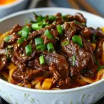 Slow Cooker Korean Beef Noodles Recipe