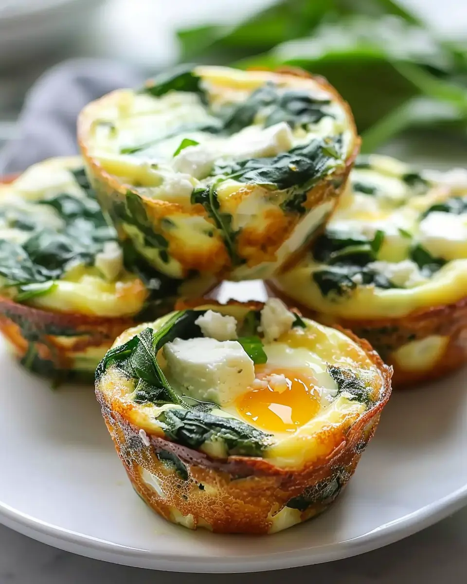 Egg Muffins with Spinach and Feta: Easy and Nutritious Delight