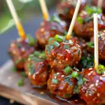 Honey Sriracha Glazed Meatballs