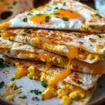 Cheddar Egg Quesadilla Recipe