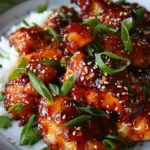 Sticky Honey Gochujang Chicken