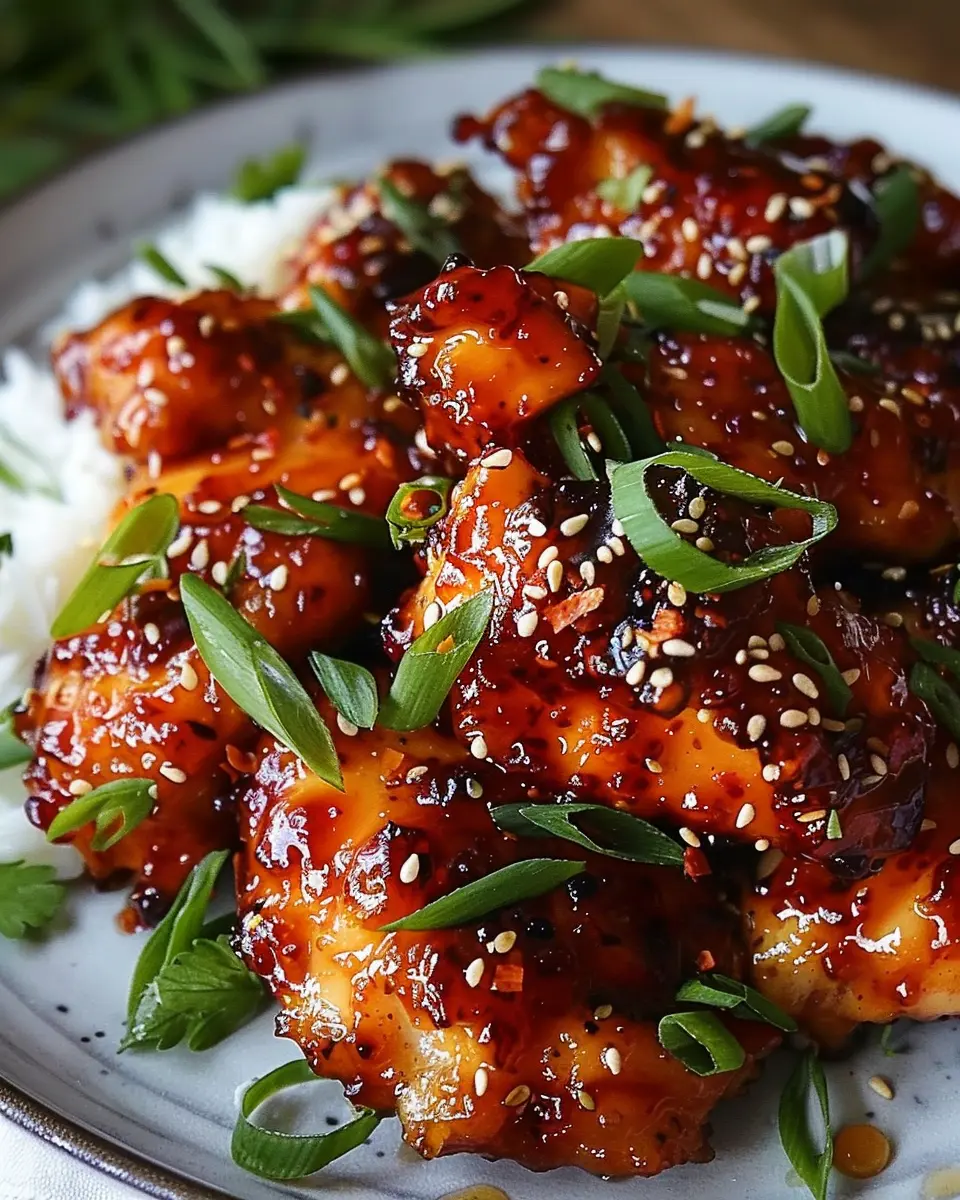 Sticky Honey Gochujang Chicken: The Ultimate Flavor Boost for Dinner