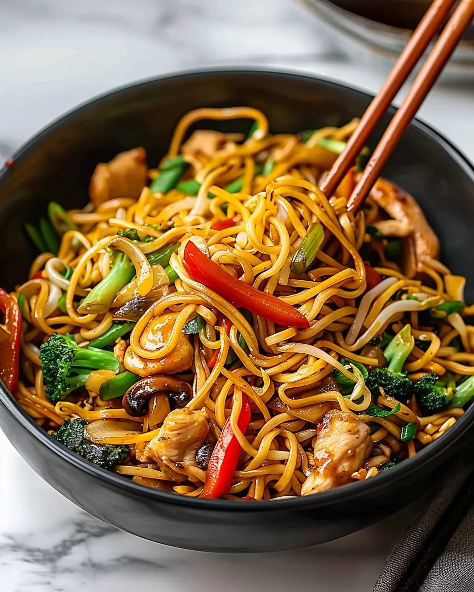 Beyond Chicken Lo Mein: An Easy, Flavorful Twist with Turkey Bacon