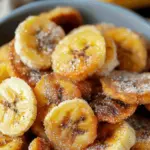 Cinnamon Sugar Air Fryer Banana Chips