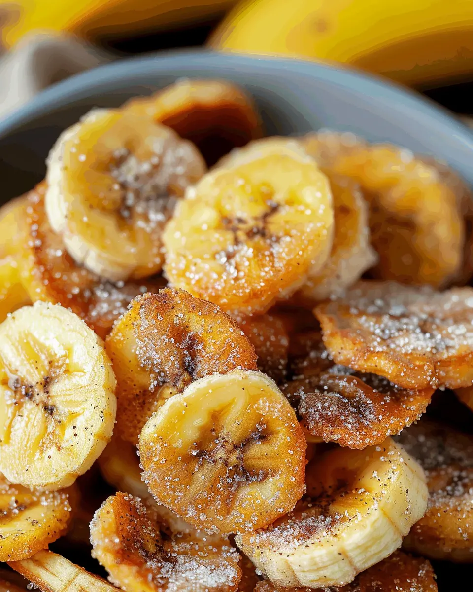 Cinnamon Sugar Air Fryer Banana Chips: The Best Healthy Snack