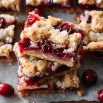 Cranberry Crumble Bars Recipe