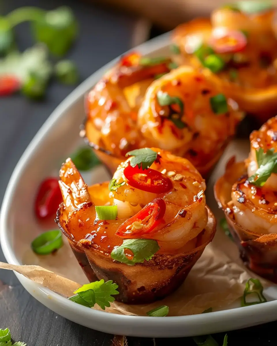 Sweet Chili Shrimp Cups: Easy Appetizer for Home Chefs