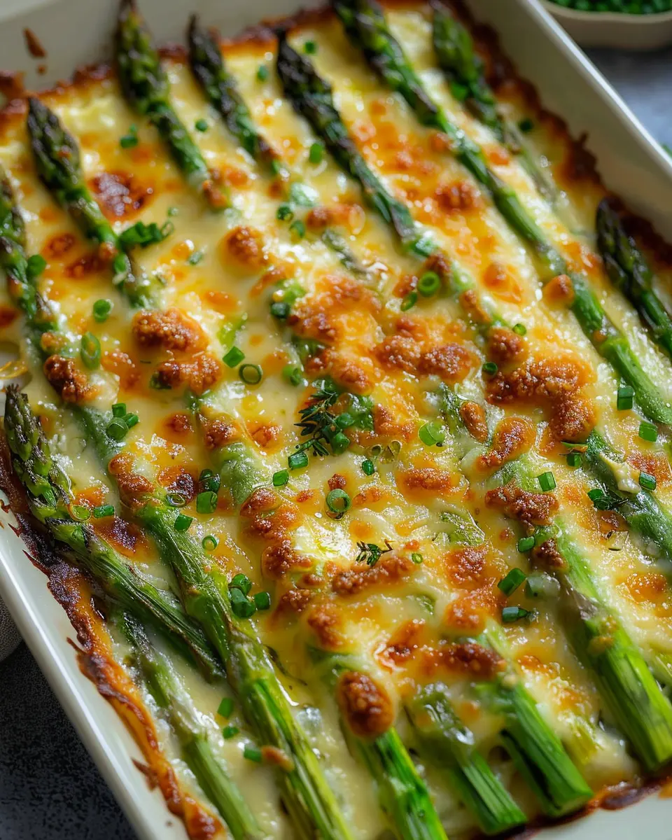 Cheesy Baked Asparagus with Turkey Bacon: A Delicious Twist