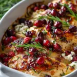 Honey Cranberry Chicken Bake with Ricotta Cheese