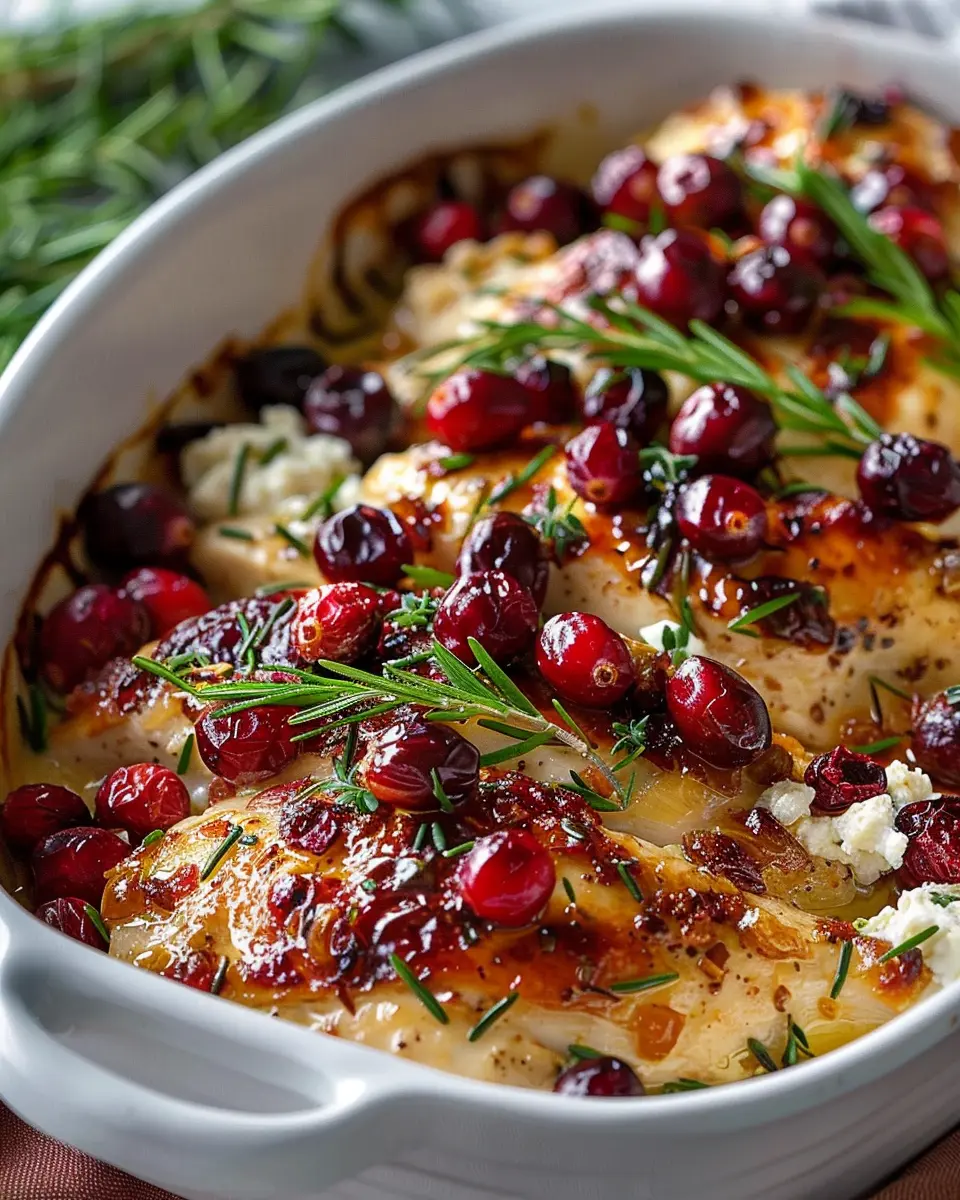 Honey Cranberry Chicken Bake: A Juicy Delight with Ricotta Cheese