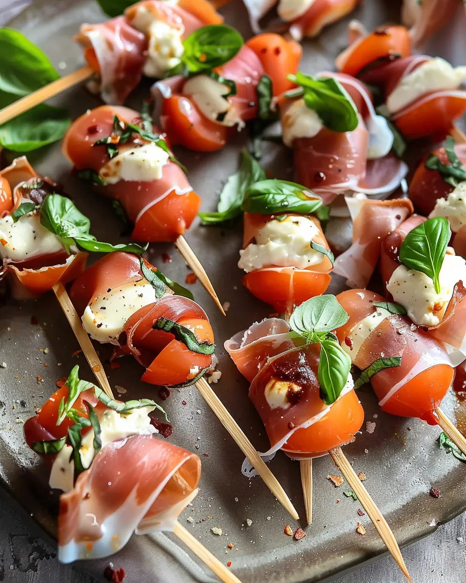 Prosciutto Mozzarella Bites: Easy Indulgence for Cheese Lovers
