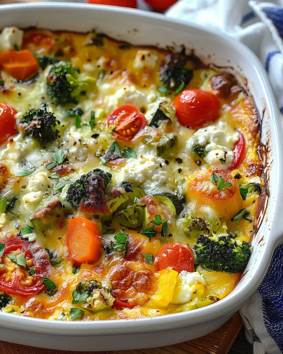 High-Protein Veggie Bake: Easy Cottage Cheese Delight for All