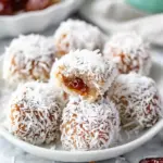 3 Ingredient Coconut Date Rolls