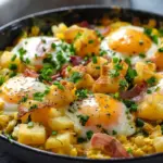 Cheesy Potato Egg Scramble (The Ultimate One-Pan Breakfast)