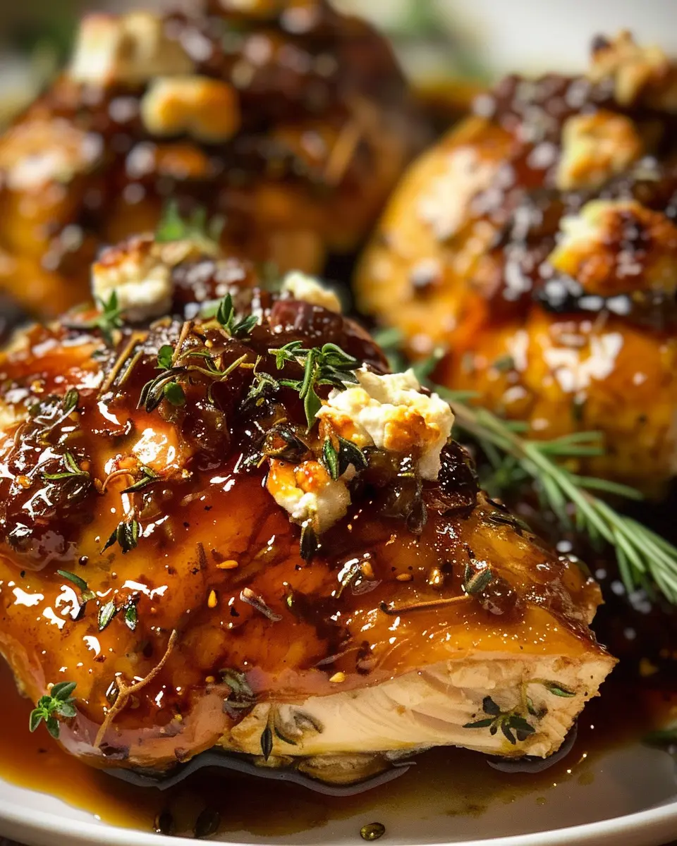Slow Cooker Chicken with Fig Jam and Goat Cheese: Easy Delight