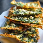 Spinach and Feta Cheese Crisps in 30 Minutes
