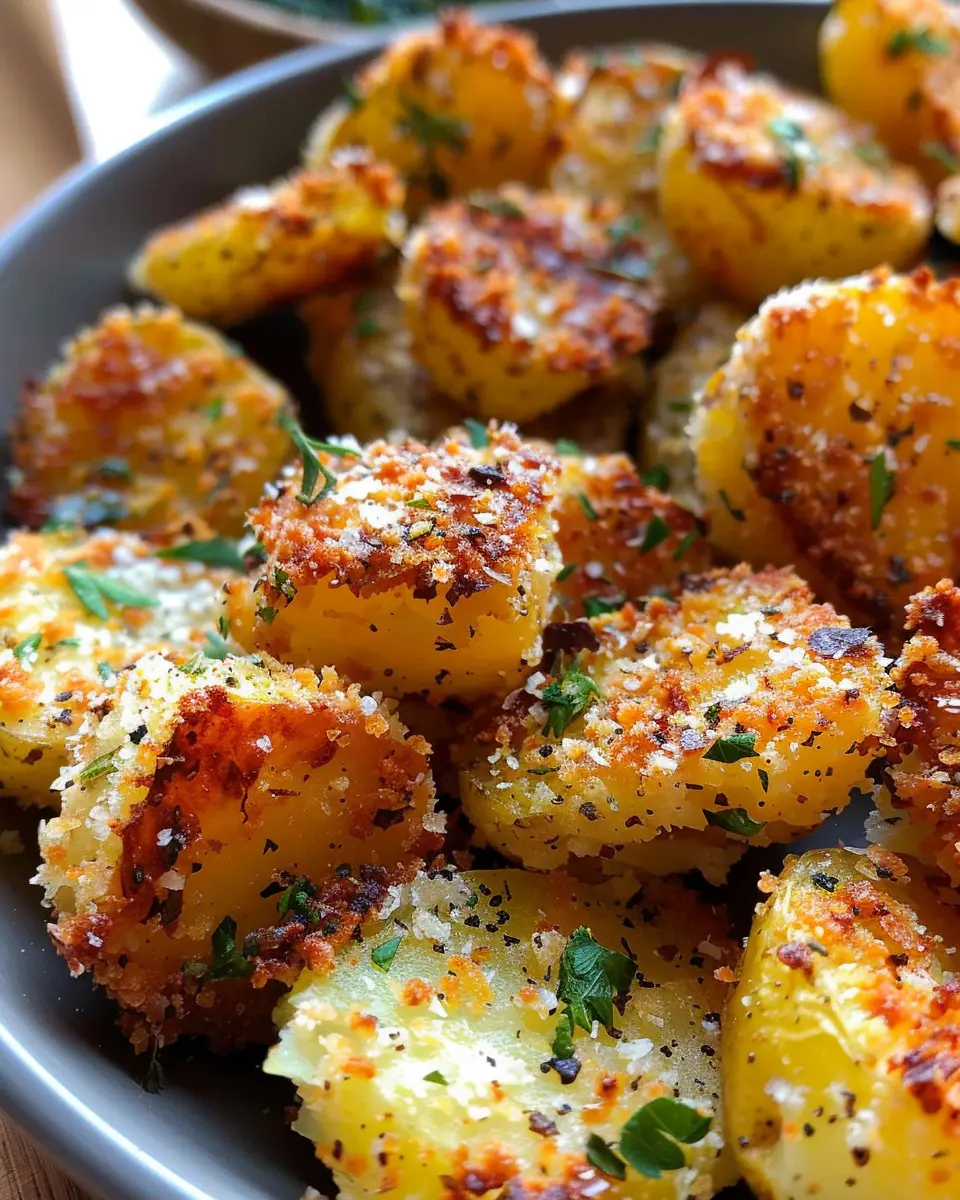 Crispy Parmesan Crusted Potatoes in 30 Min You’ll Love
