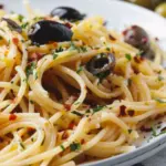 10-Minute Pasta with Olives.