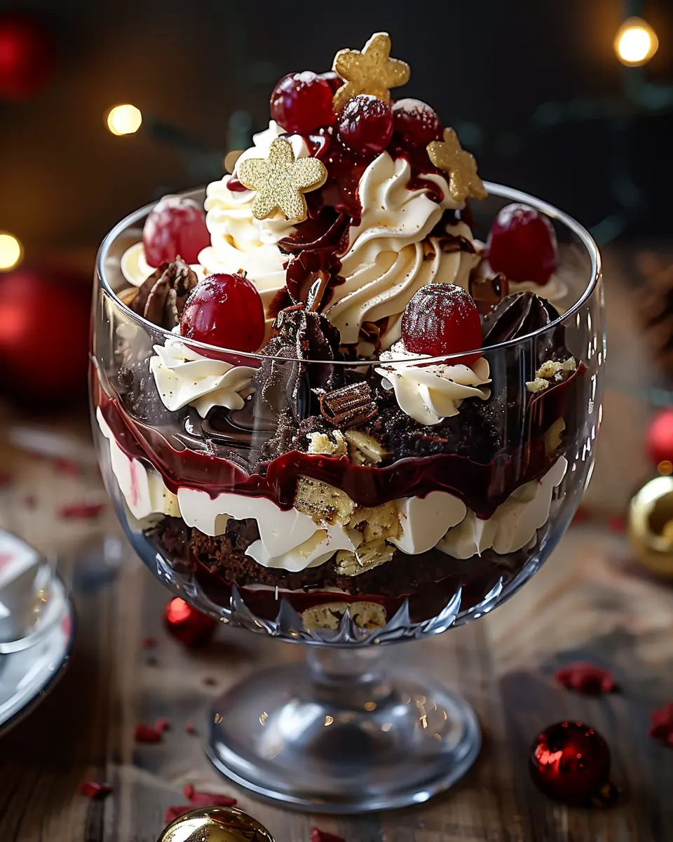 Black Forest Trifle for Christmas: An Indulgent Holiday Delight