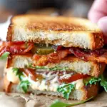 Crunchy Fried Green Tomato BLT Sandwich