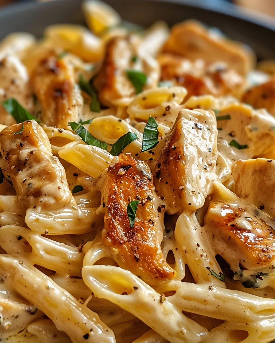 Creamy Cajun Chicken Pasta with Turkey Bacon: A Comforting Delight