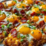 Breakfast Pizza Hash Brown Crust