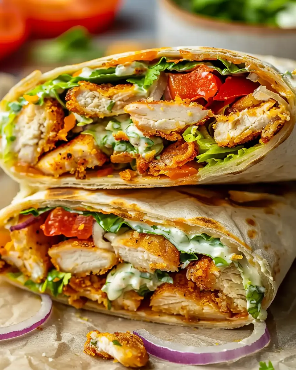 Healthy Chicken Crunch Wrap: Easy Recipe with Turkey Bacon Twist