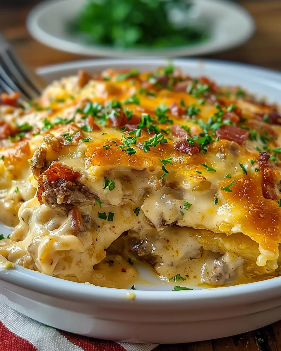 Cowboy Casserole: Easy Comfort Food with Turkey Bacon Delight