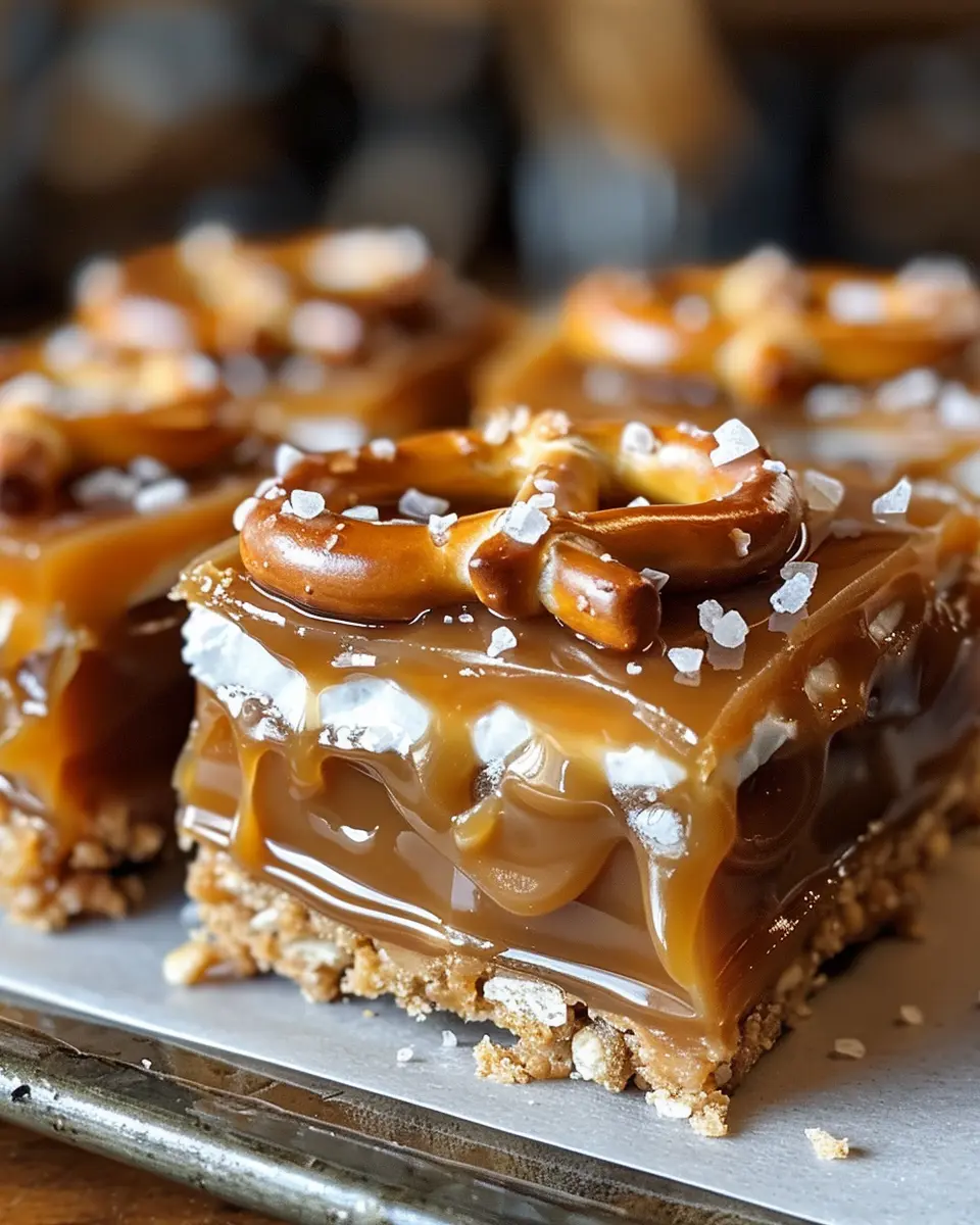 Quick No-Bake Salted Caramel Pretzel Bars for Irresistible Sweet Cravings
